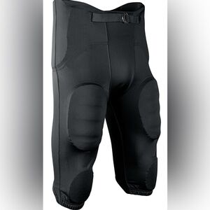 NWT CHAMPRO Integrated Black Football Pants Men’s Adult M